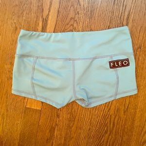 Fleo Low Rise Contour shorts, sky blue, M